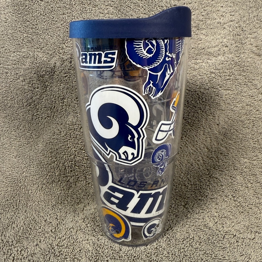 Tervis LOS ANGELES RAMS Coffee Mug TUMBLER w/ Lid - 24 Oz.